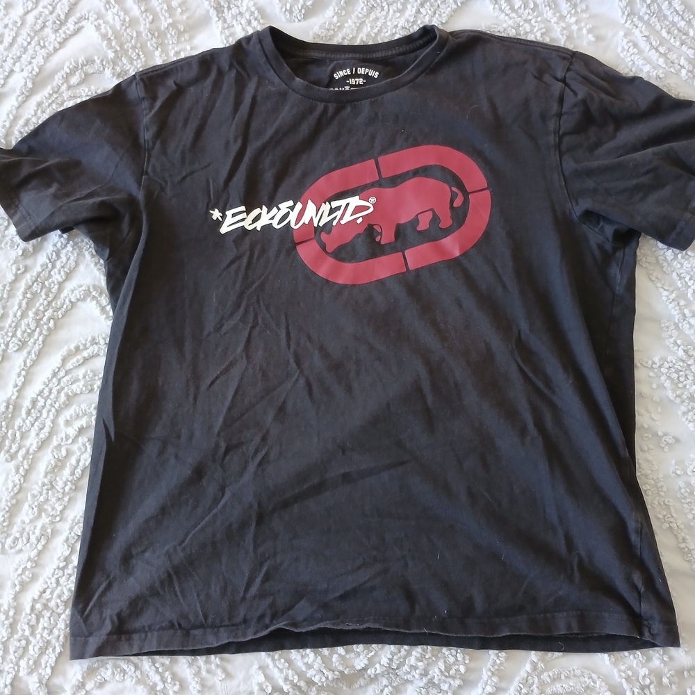 Ecko Unlimited Kids Dark Gray Tee with Red Logo